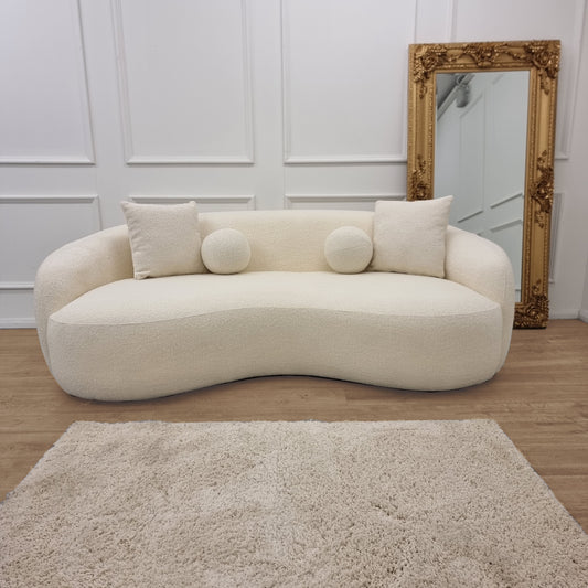 The Wave Boucle Sofa - IVORY
