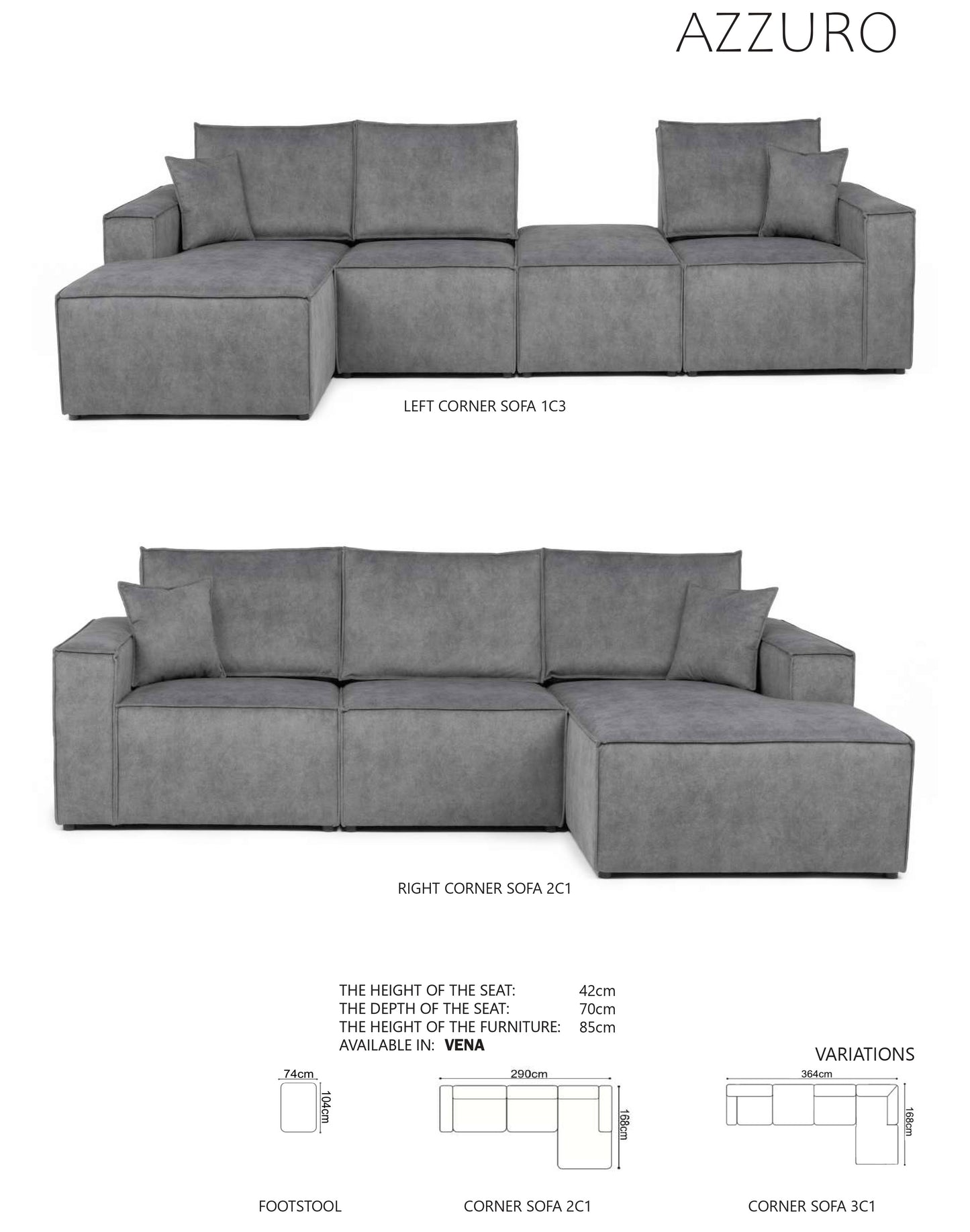 Azzuro Sofa