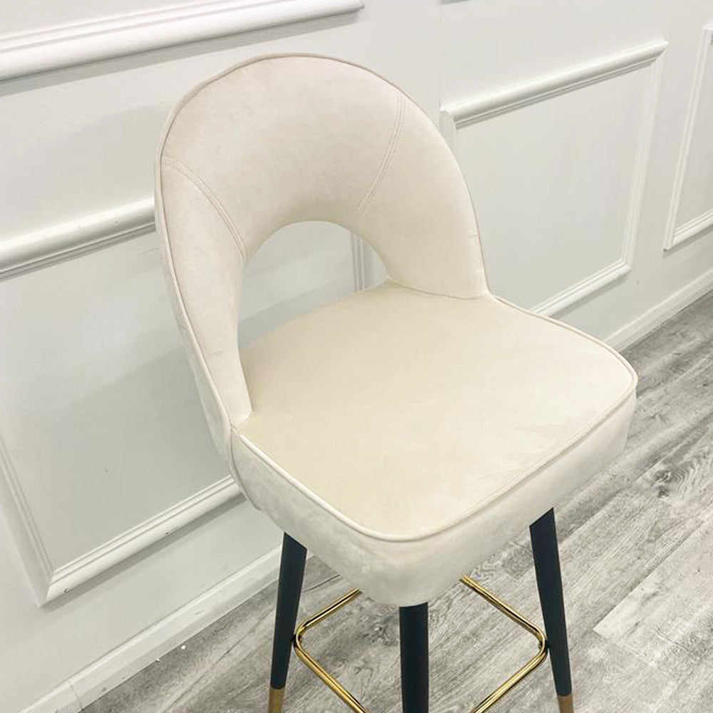Astra Velvet or Leather Bar Stool