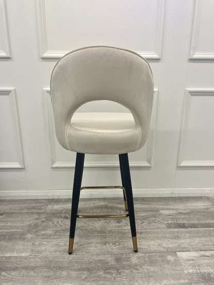 Astra Velvet or Leather Bar Stool