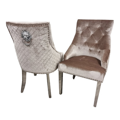 Bentley Gold Leg Dining Chair