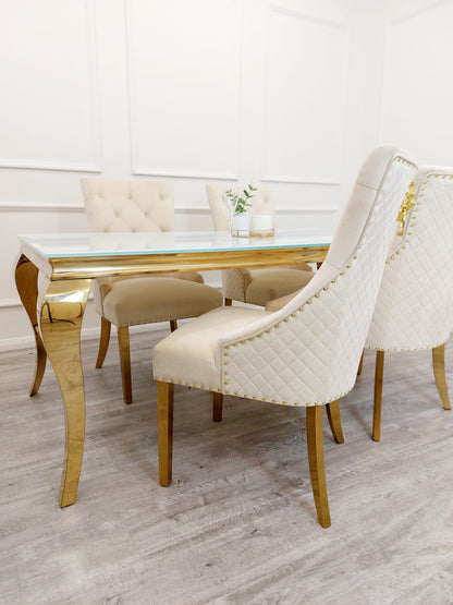 Bentley Gold Leg Dining Chair
