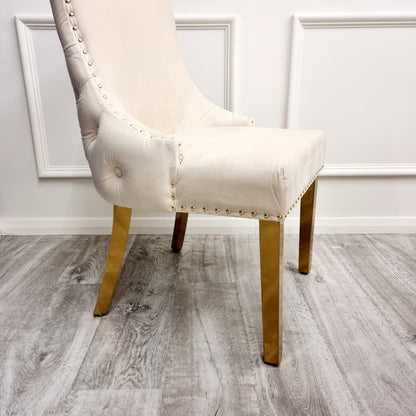 Kensington Dining Chair - Gold Leg