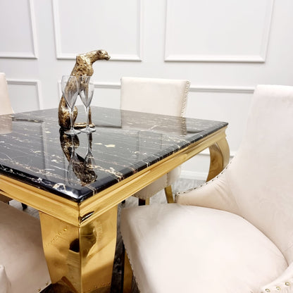 Kensington Dining Chair - Gold Leg