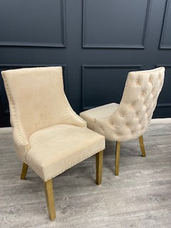 Kensington Dining Chair - Gold Leg