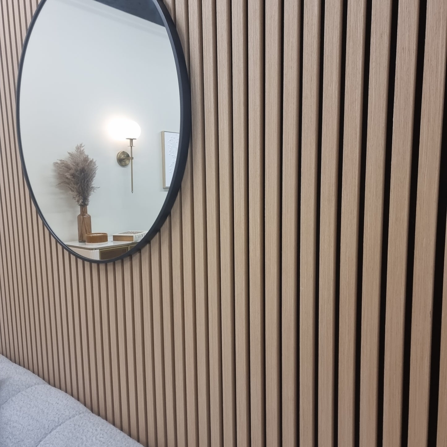 Wood Veneer Acoustic Slated
